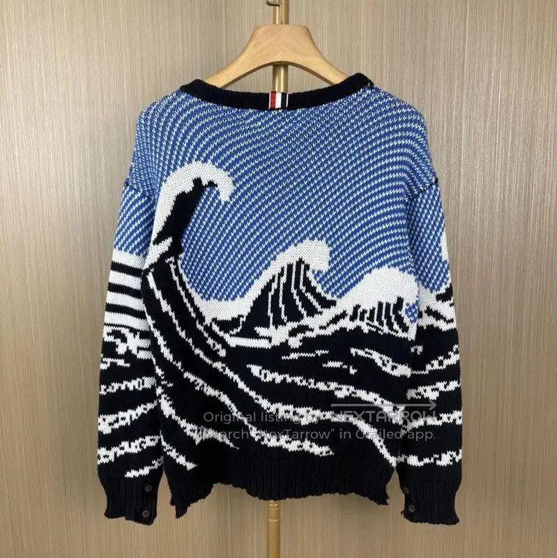 Thom Browne Thom Browne Colorful Wool Sweater for Women . Size S / US 4 / IT 40 - 2 Thumbnail