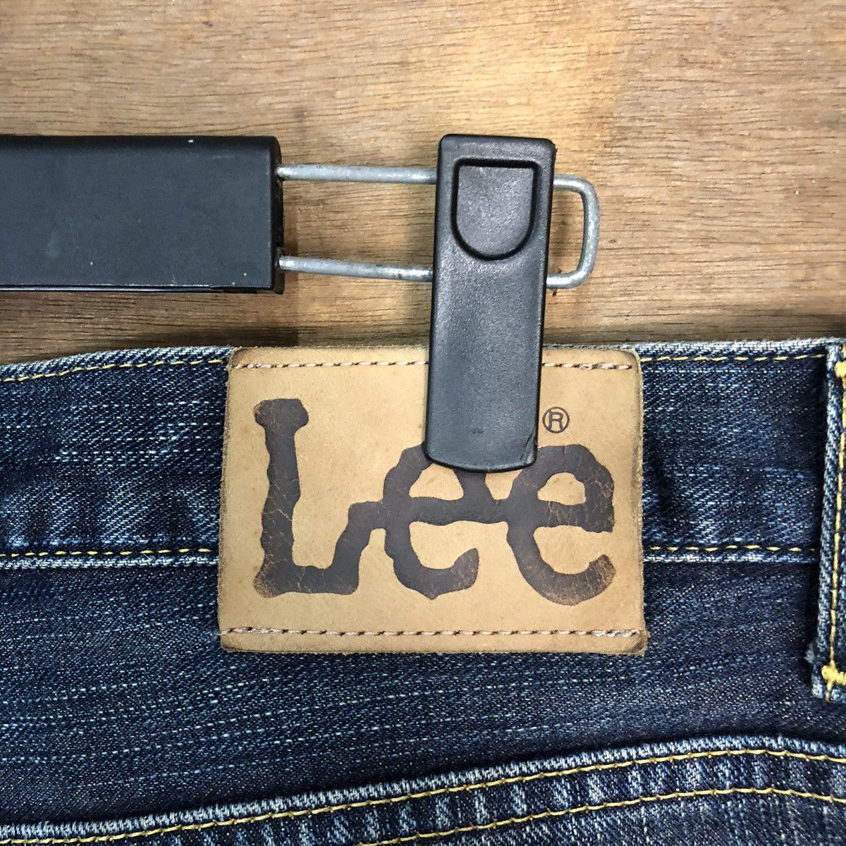 Lee Lee Riders Blue Denim vintage Pants #7308 Size 32" / US 10 / IT 46 - 17 Thumbnail