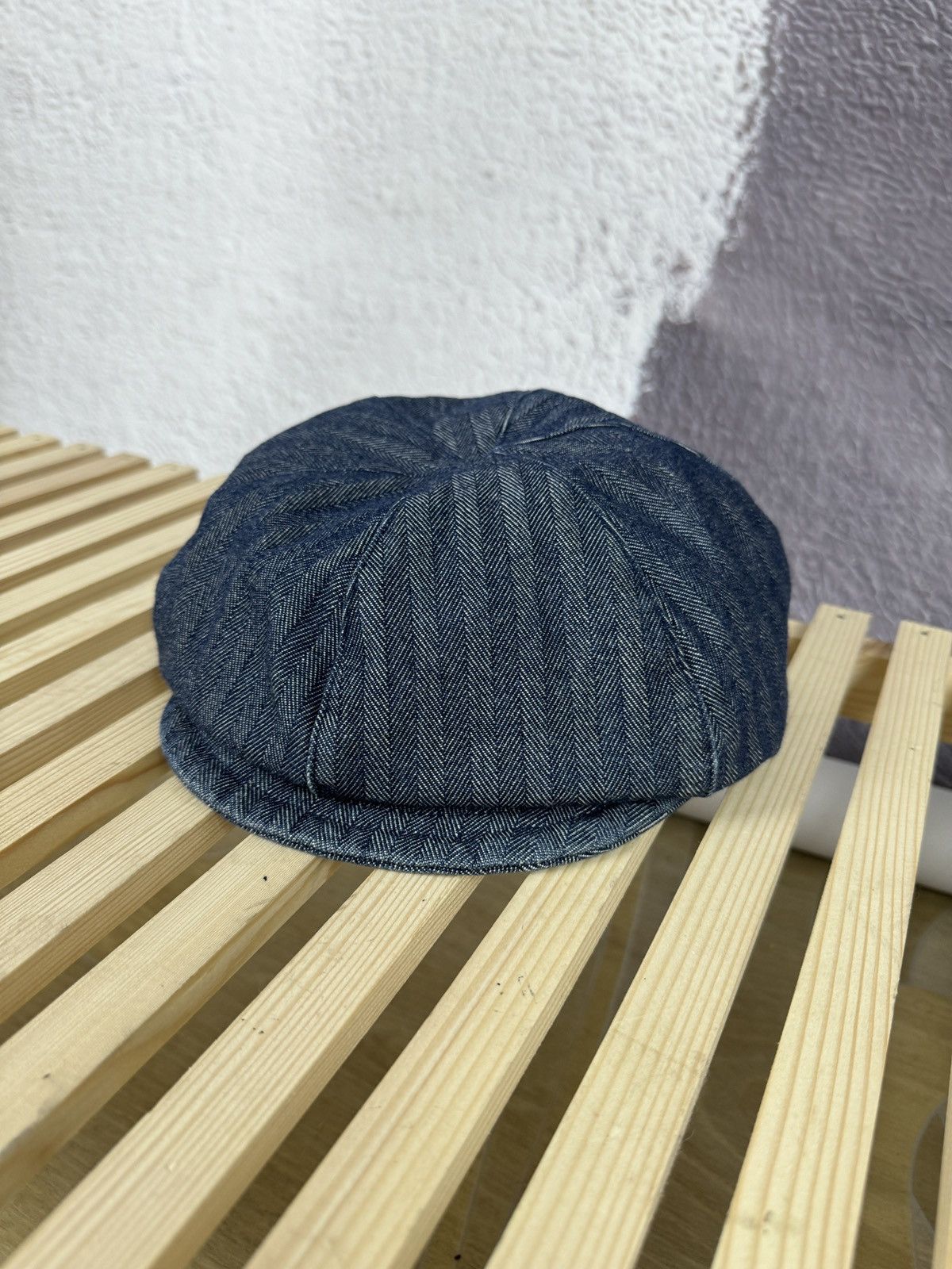 Japanese Brand Milsa Second Femmes Chamantes newsboy baker’s hat denim Size ONE SIZE - 3 Thumbnail