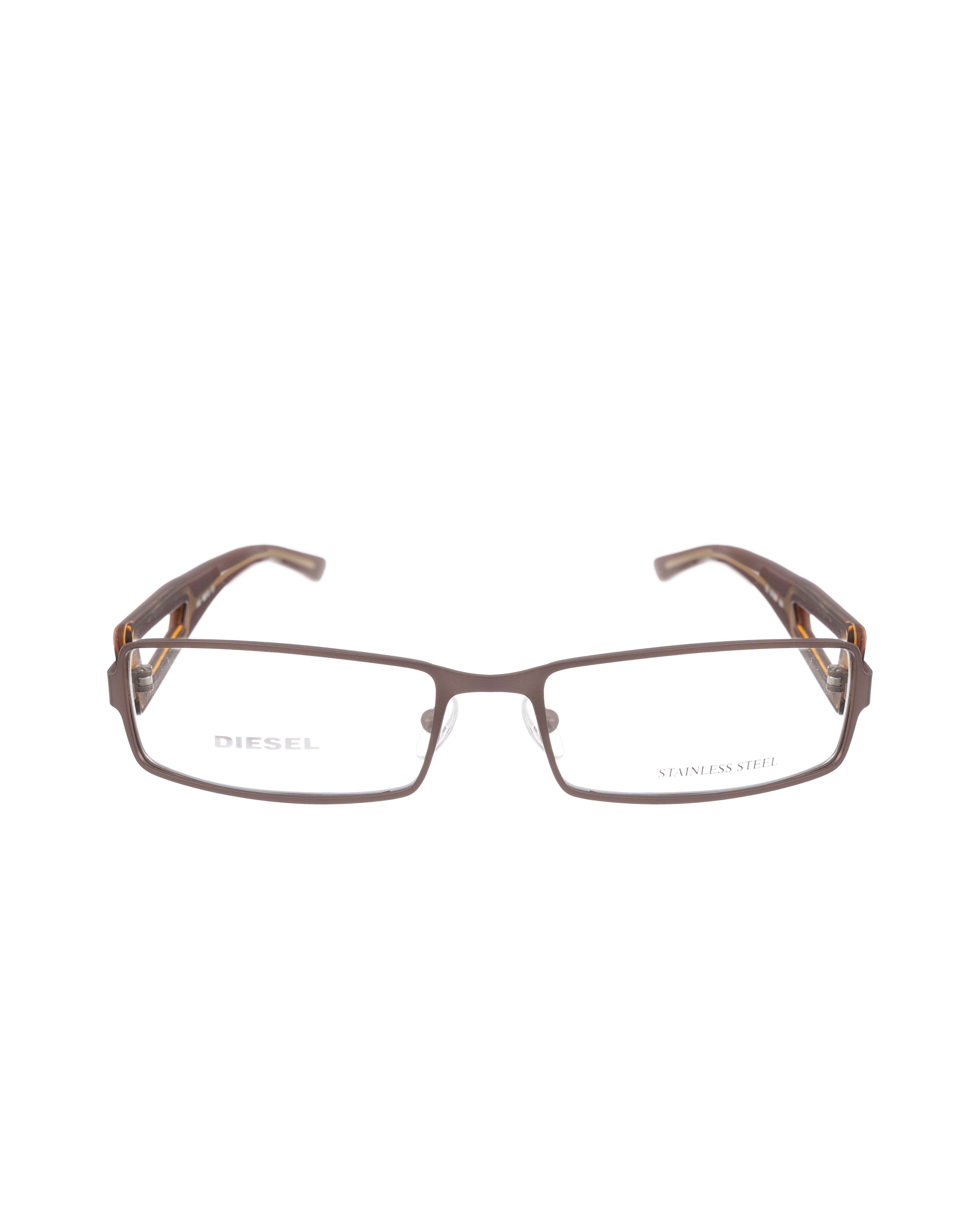 Diesel Diesel 00s Brown Matte Glasses with Temples with Cut Outs Size ONE SIZE - 3 Thumbnail