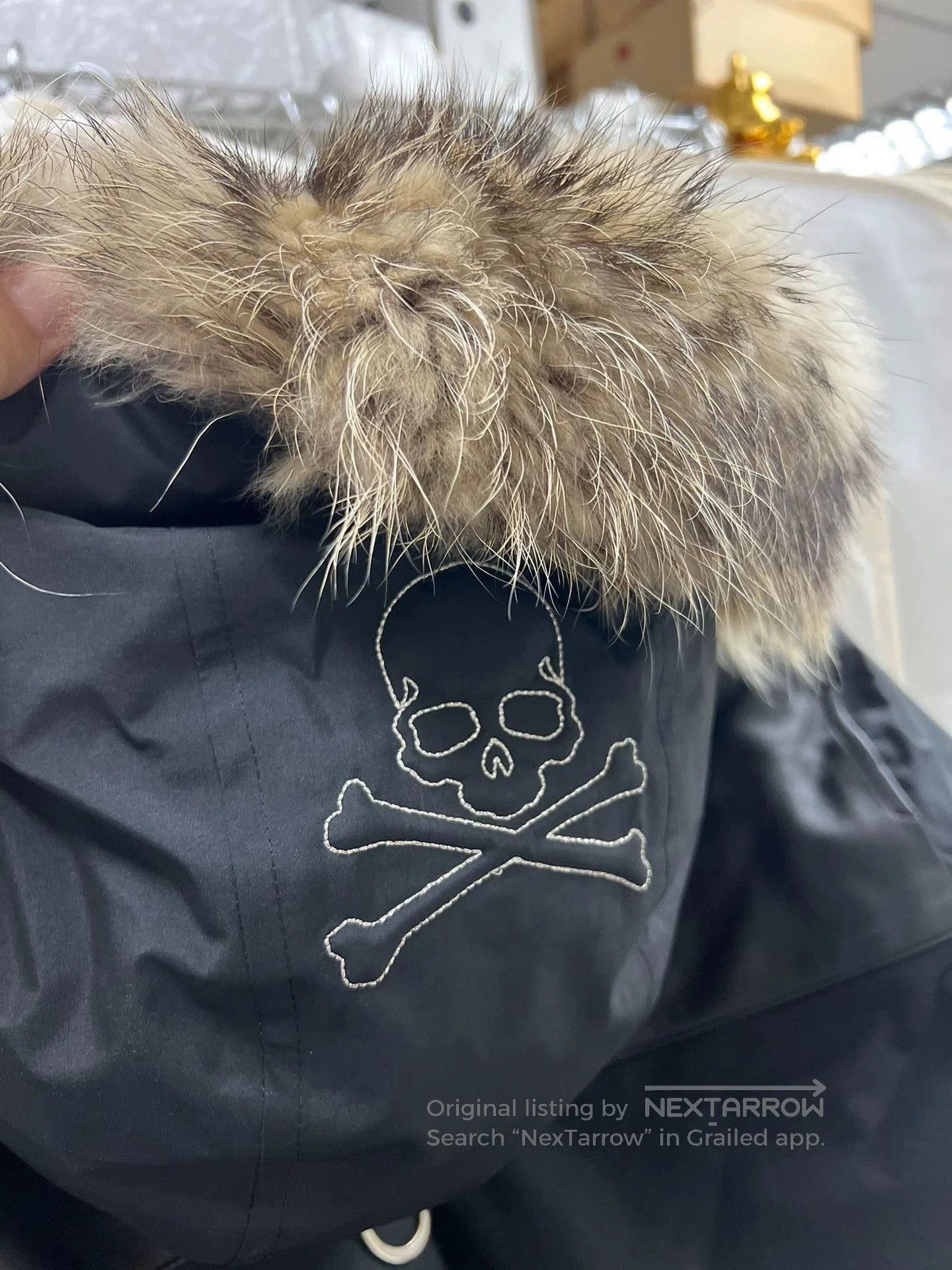 Mastermind Japan Black Faux Fur Hooded Heavy Winter Coat L. Size US L / EU 52-54 / 3 - 4 Thumbnail