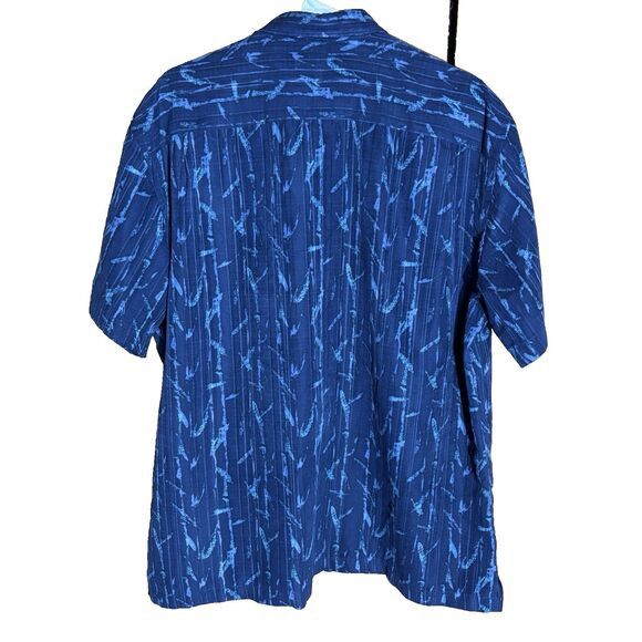 Van Heusen Van Heusen Men Blue Button up Short Sleeve Shirt XL casual Size US XL / EU 56 / 4 - 3 Thumbnail