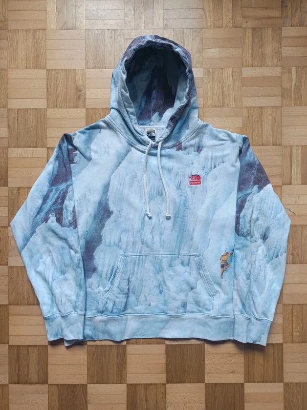 21SS Supreme×The North Face Ice Climb Hooded Sweatshirt Supreme The North Face Ice Climb Hooded Sweatshirt (SS21) - $158