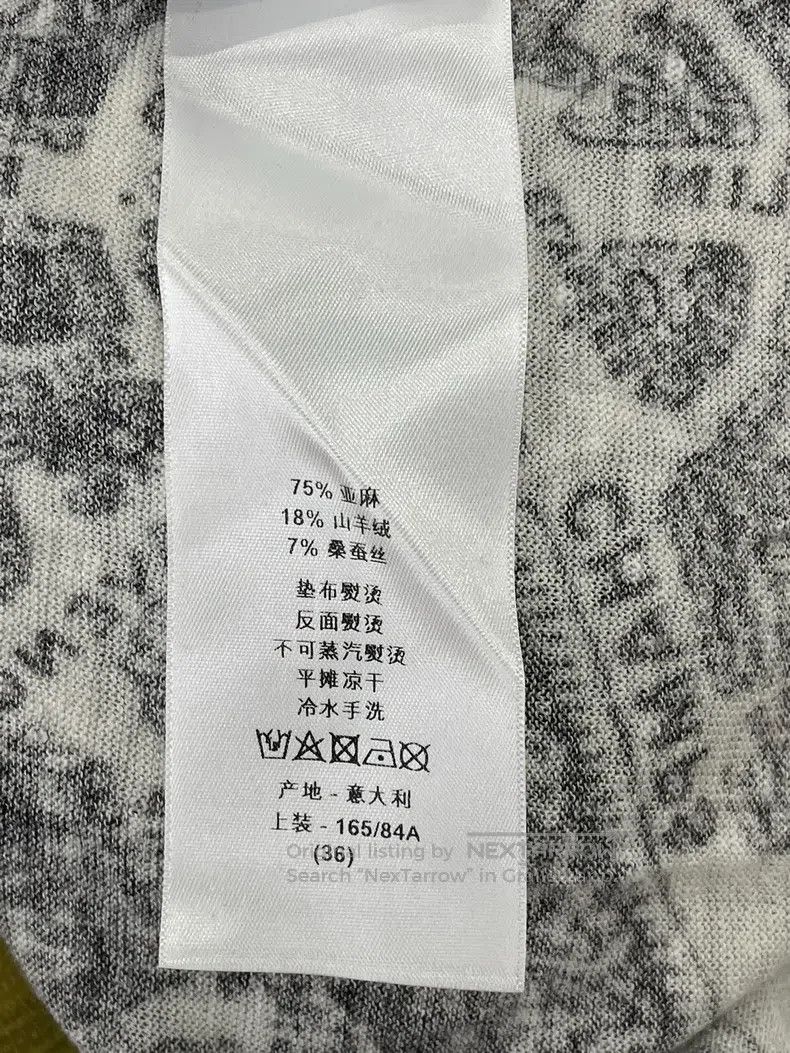 Dior Dior Black and white printed letter printed short-sleeved Size XS / US 0-2 / IT 36-38 - 7 Thumbnail