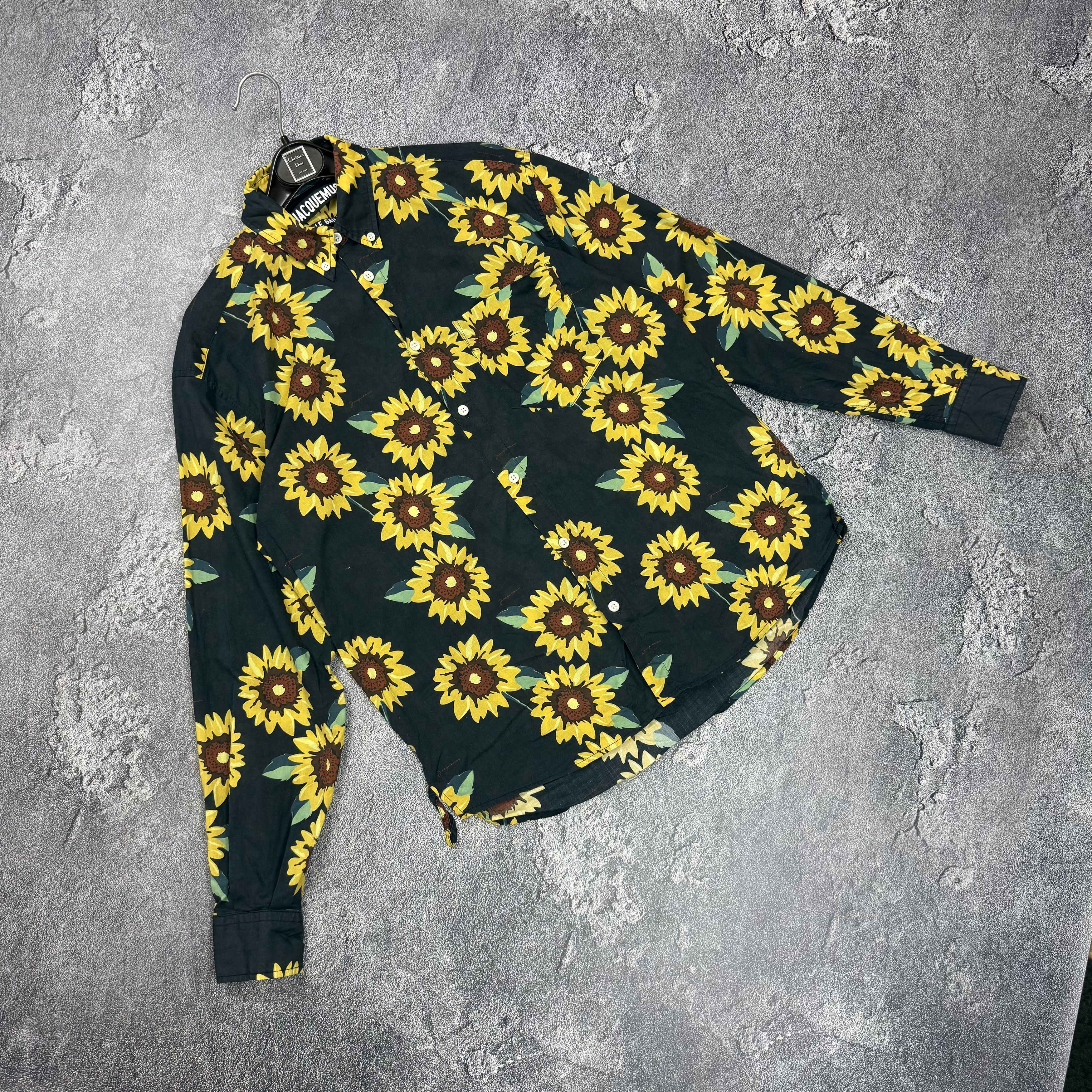 Jacquemus Jacquemus Le Gadjo Floral Shirt Black Size 46 Size US S / EU 44-46 / 1 - 2 Thumbnail