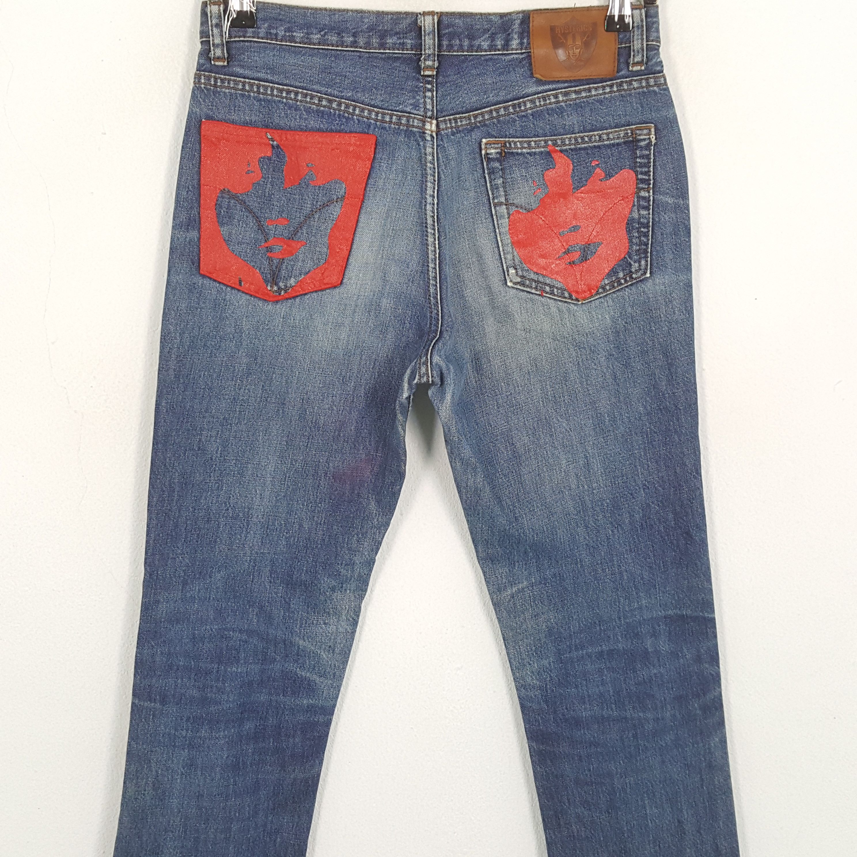 Hysteric Glamour × Japanese Brand × Vintage HYSTERIC GLAMOUR Japanese Brand Custom Art Jeans Size US 28 / EU 44 - 2 Thumbnail