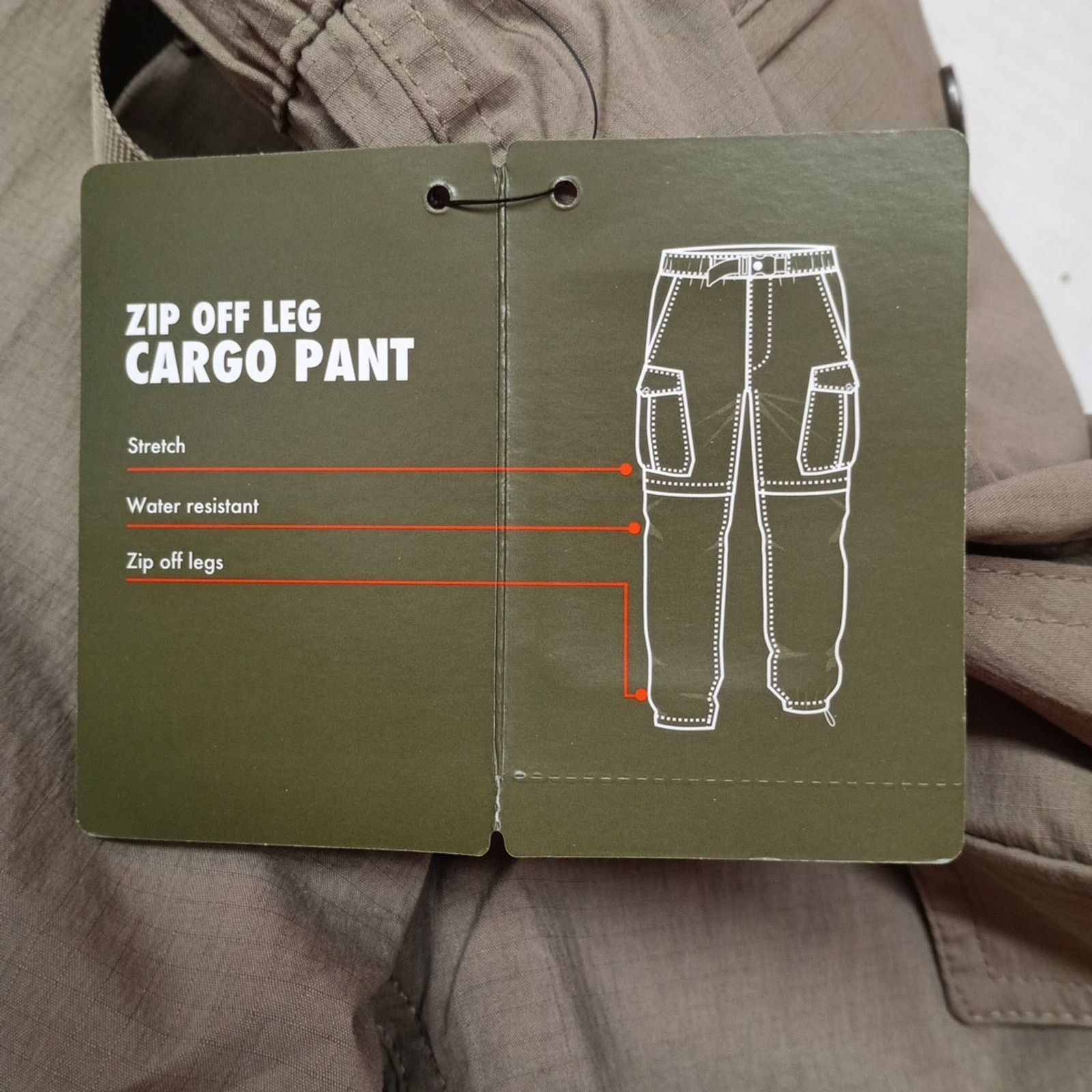 Other Ozark Trail Zip Off Convert Cargo Pants Men Size 30x30 Taupe Size US 30 / EU 46 - 11 Thumbnail