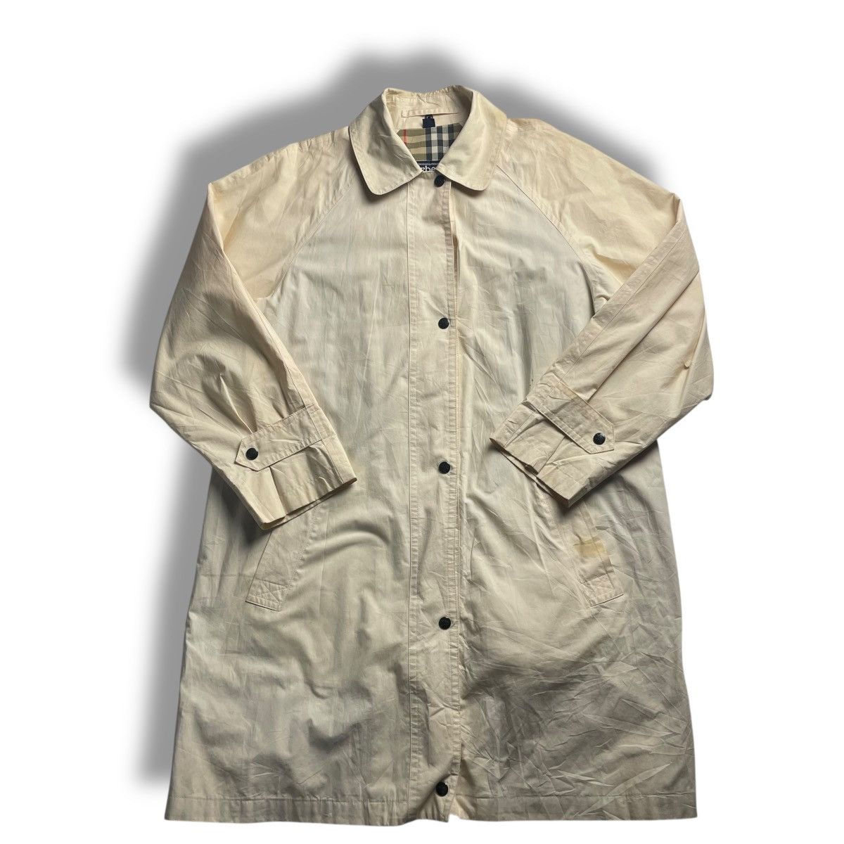 Burberry Prorsum VINTAGE BURBERRY LINED NOVACHECK LONG COAT JACKET Size US L / EU 52-54 / 3 - 4 Thumbnail