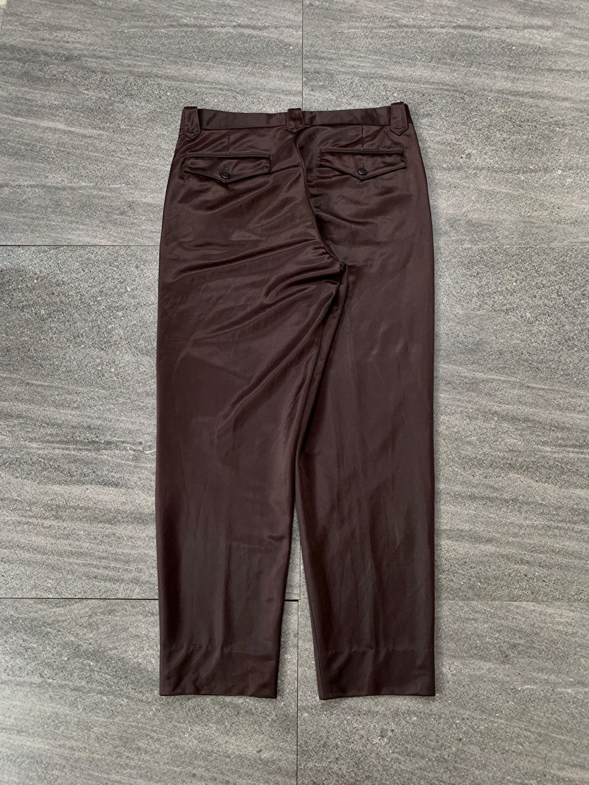 Issey Miyake FREE TAX ! Shiny Tapered Trousers Size US 33 - 6 Thumbnail