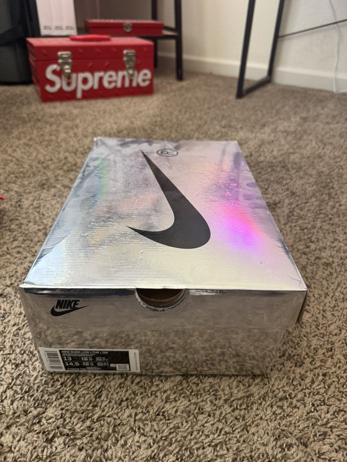 Nike × Off-White Off White x Nike University Gold Michigan Dunk Size US 13 / EU 46 - 13 Thumbnail