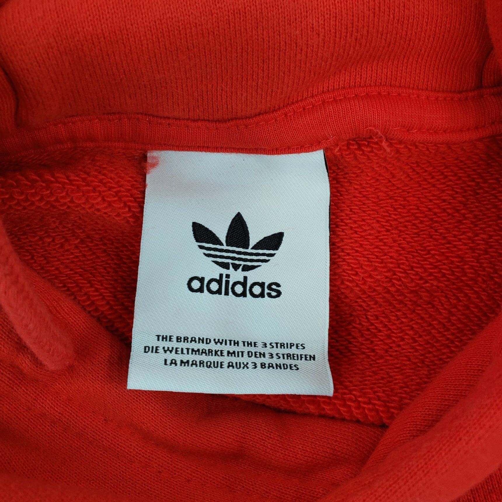 Adidas Adidas Hoodie Mens Medium Red Long Sleeve Pullover Hooded Sweatshirt Size US L / EU 52-54 / 3 - 6 Thumbnail
