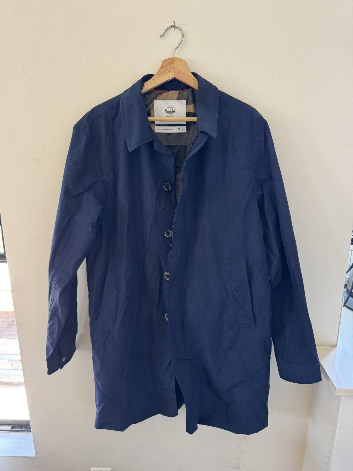 Herschel Supply Co. Herschel Navy Mac Rain Coat Size US M / EU 48-50 / 2 - 1 Thumbnail