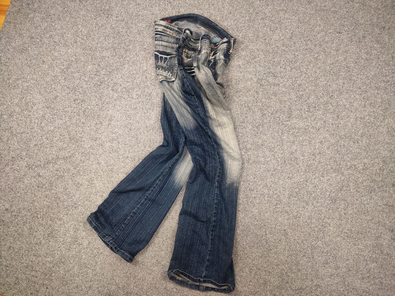 Le Grande Bleu (L.G.B.) Vintage Eclix le Grand Bleu Y2K Flared Jeans hysteric Size US 34 / EU 50 - 3 Thumbnail