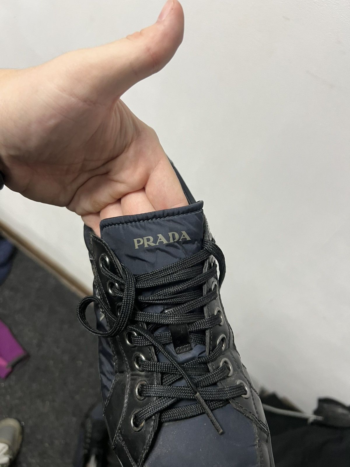Prada Prada shoes sneakers y2k archive avant garde rétro 2000s 00s Size US 6 / EU 39 - 11 Thumbnail