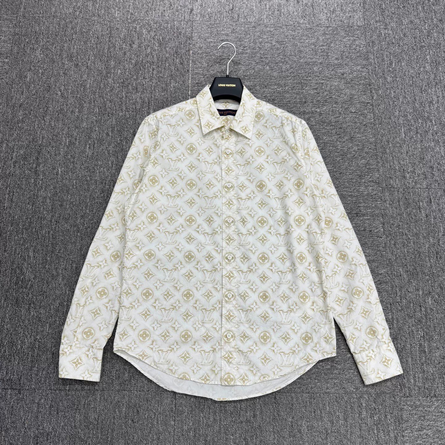 louis vuitton monogram long sleeve shirt