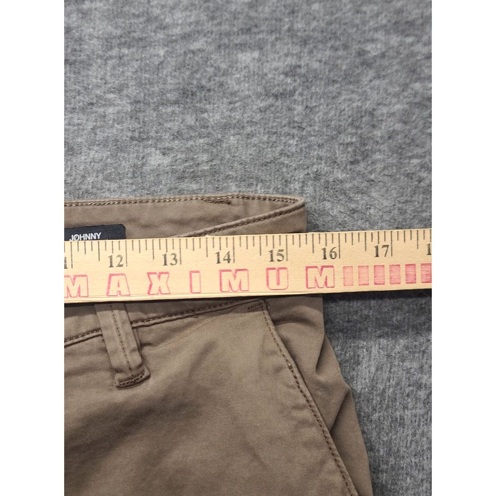 Mavi Mavi Pants Slim Leg Stretch Chino Mens 30x28 Brown Size US 30 / EU 46 - 4 Thumbnail