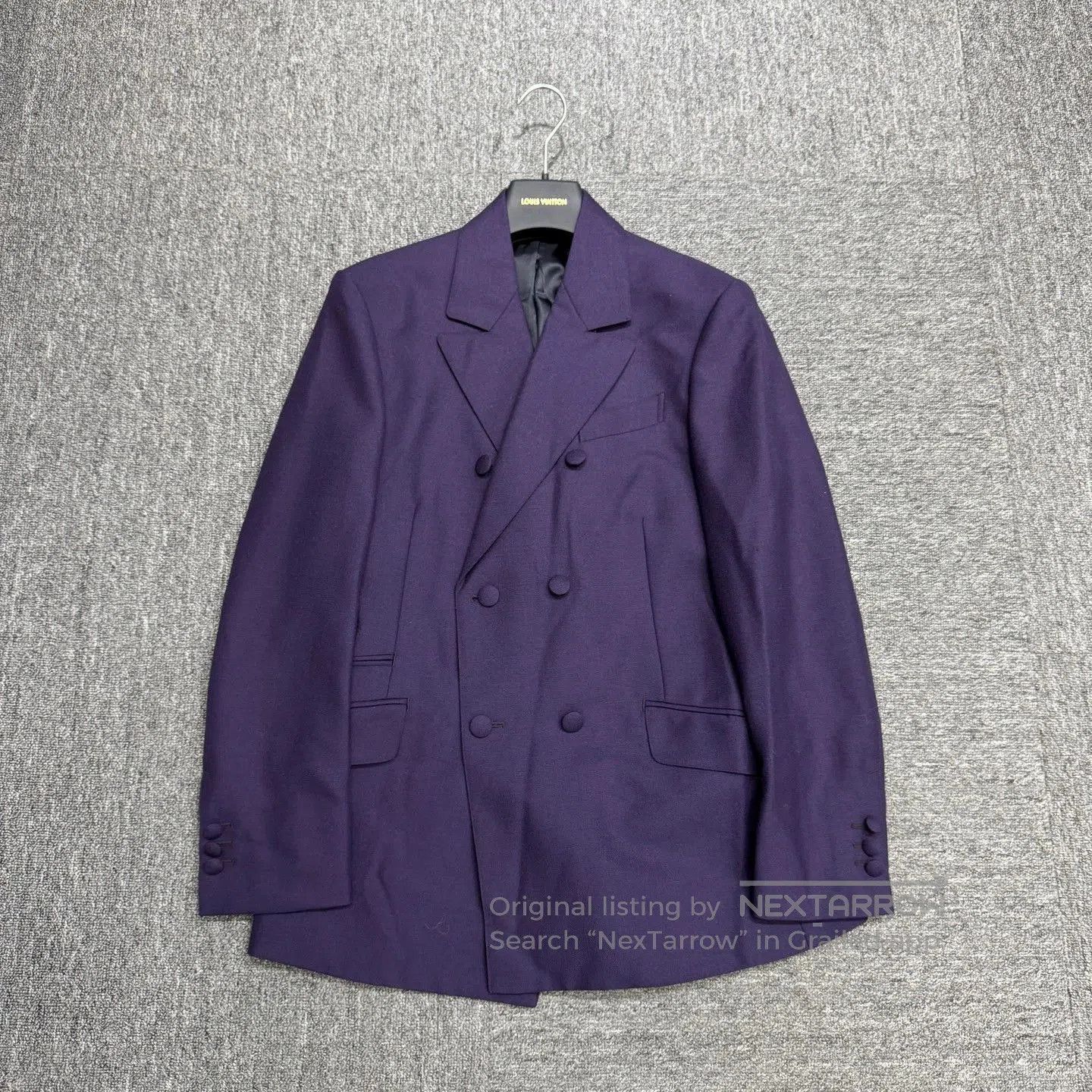 Prada Purple Double-Breasted Blazer. Size US M / EU 48-50 / 2 - 1 Thumbnail