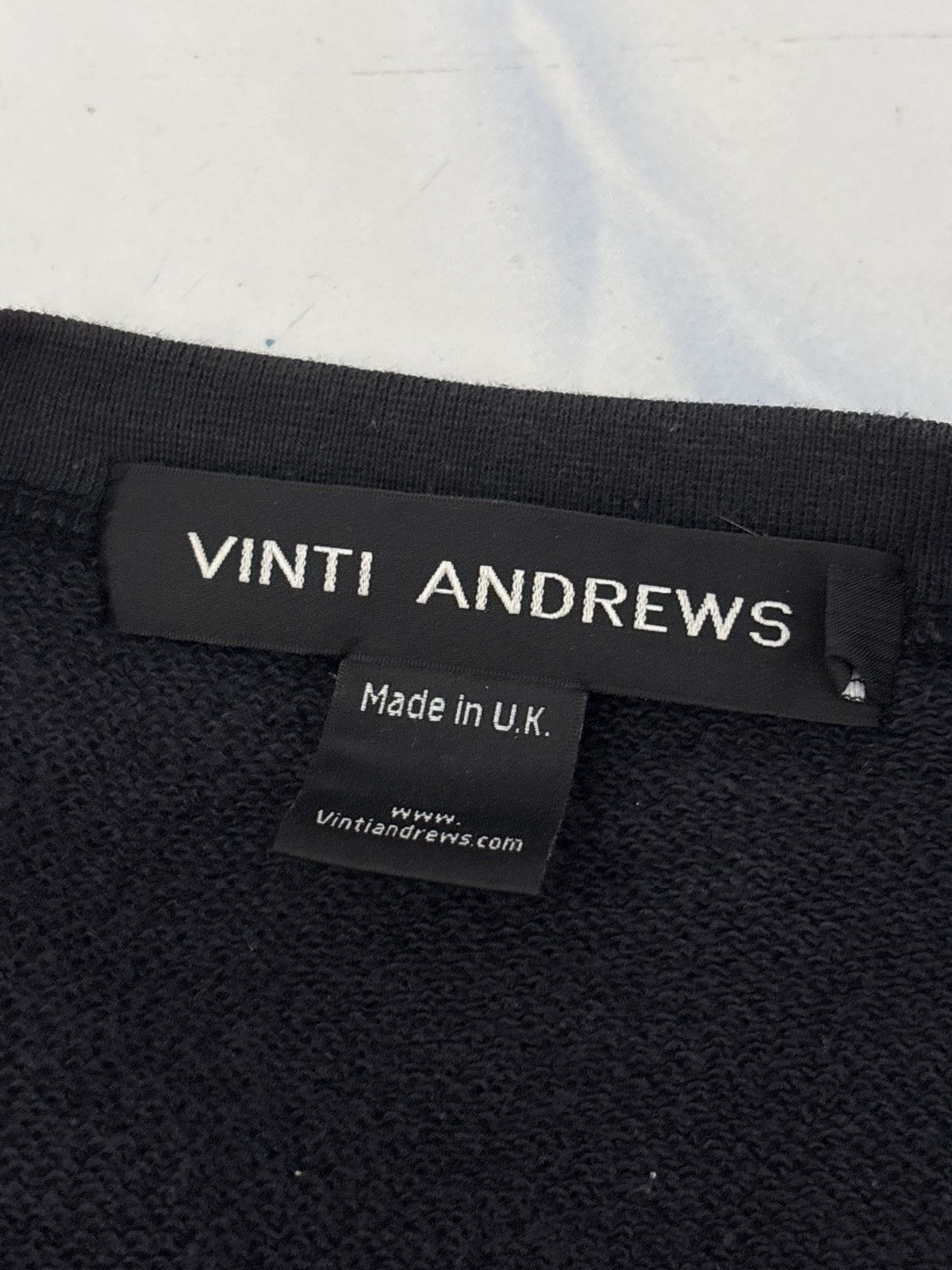 If Six Was Nine ARCHIVE Vinti Andrews x Black Flag "BLACK" Beaded Sweatshirt Size US M / EU 48-50 / 2 - 4 Thumbnail