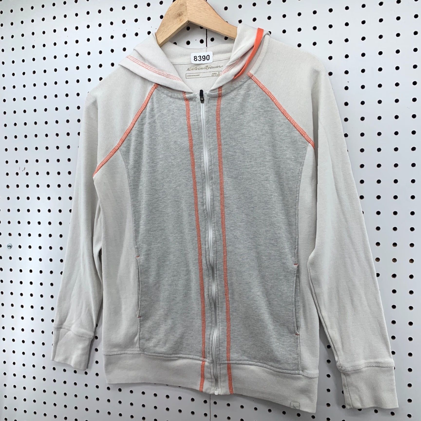 Eddie Bauer Eddie Bauer Legend Wash Full Zip Hoodie Women’s Small White Hooded Pocketed 19x23.5 Size S / US 4 / IT 40 - 2 Thumbnail