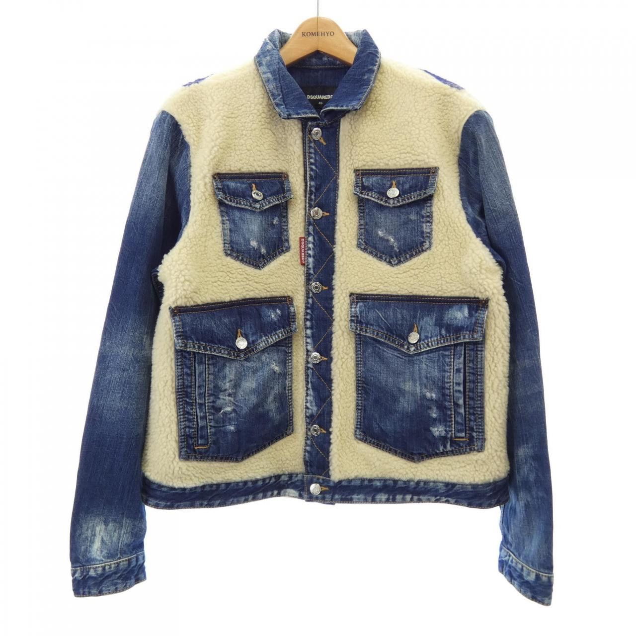 Other Dsquared2 S74AM0931S30309 Denim Jacket Denim Outerwear S74AM0931S30309 DUTY FREE for USA