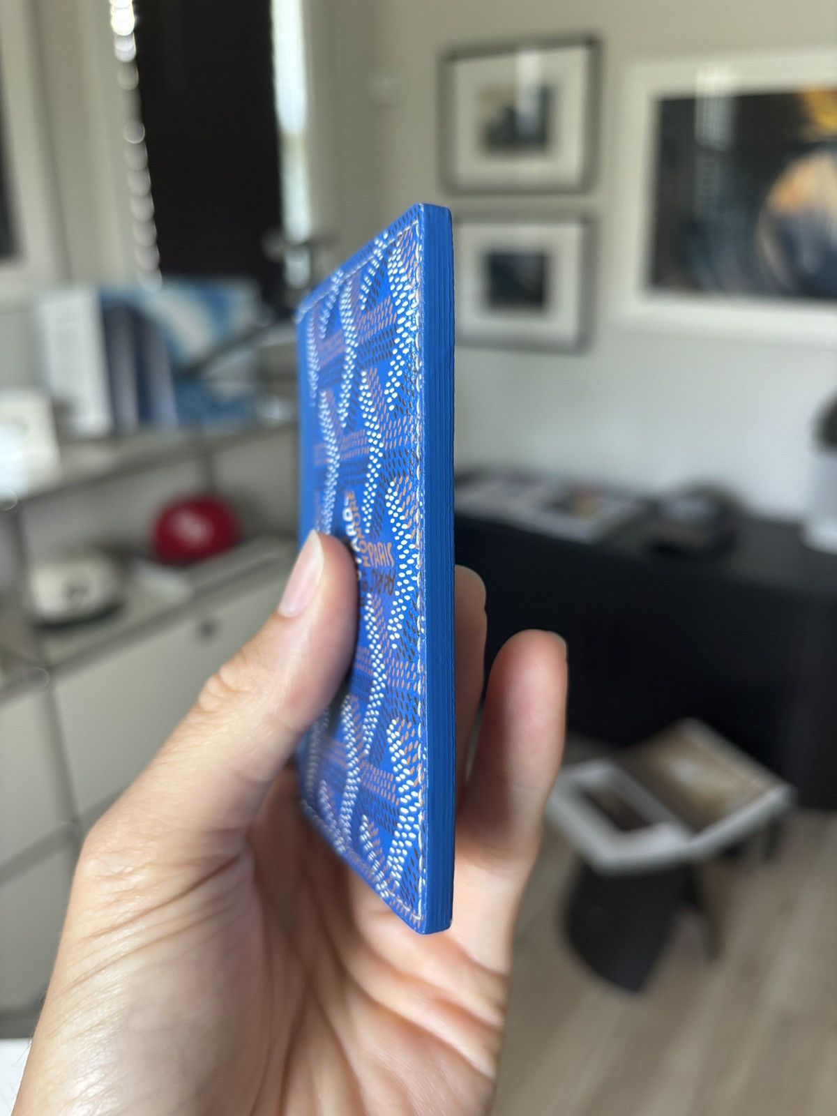 Goyard GOYARD | BLUE SULPICE CARDHOLDER WALLET Size ONE SIZE - 10 Thumbnail