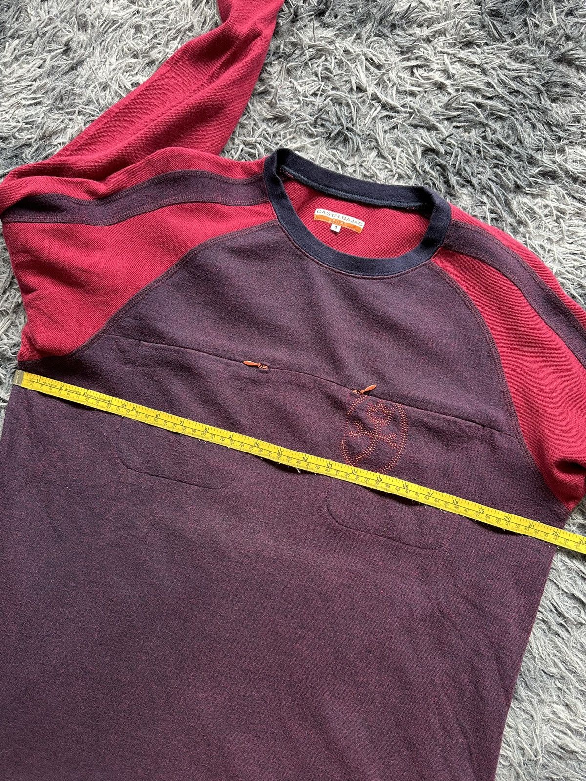 Iceberg × Jean Charles De Castelbajac 2000's Castlebajac Sport two tone sweater Size US L / EU 52-54 / 3 - 9 Thumbnail