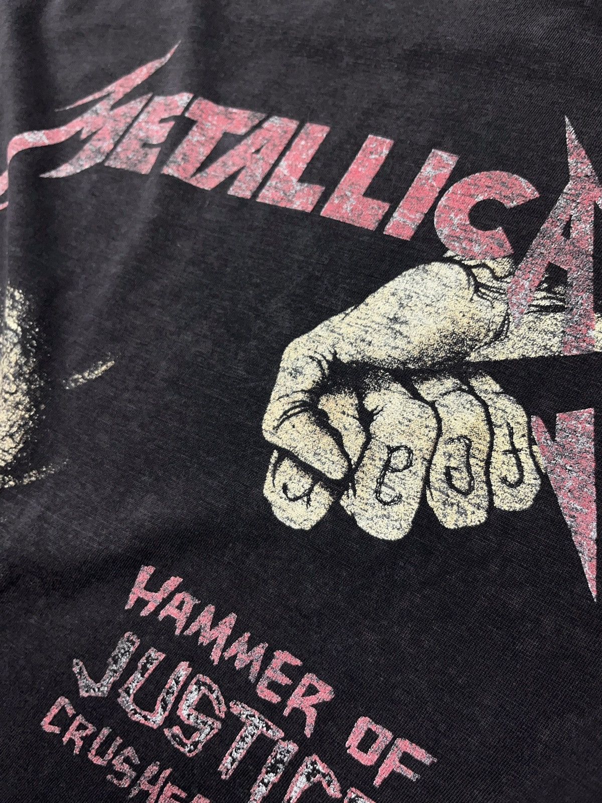 Metallica Vintage 1988 Metallica Distressed T-shirt Damaged Justice Size US L / EU 52-54 / 3 - 12 Thumbnail