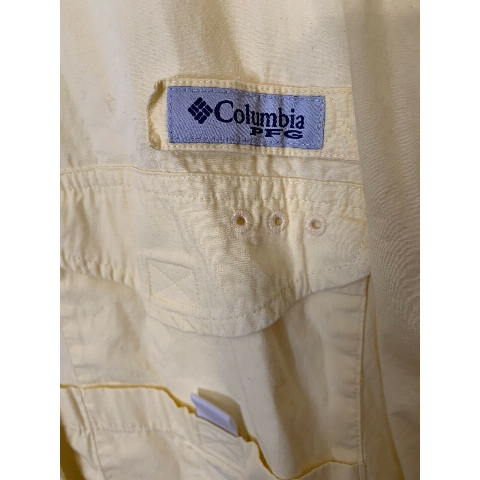 Columbia Columbia PFG Men Short Sleeve Sz XXL Yellow Button Shirt Ven Size US XXL / EU 58 / 5 - 3 Thumbnail