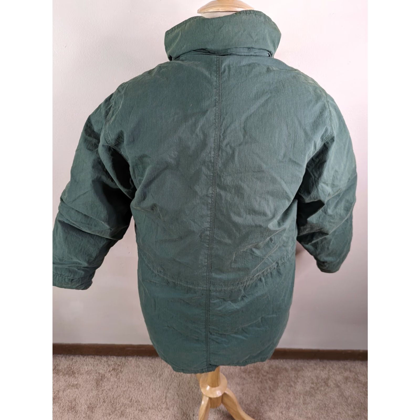 Vintage VINTAGE L.L. Bean Women's Parka Jacket Coat Goose Down Winter Green L Size L / US 10 / IT 46 - 7 Thumbnail