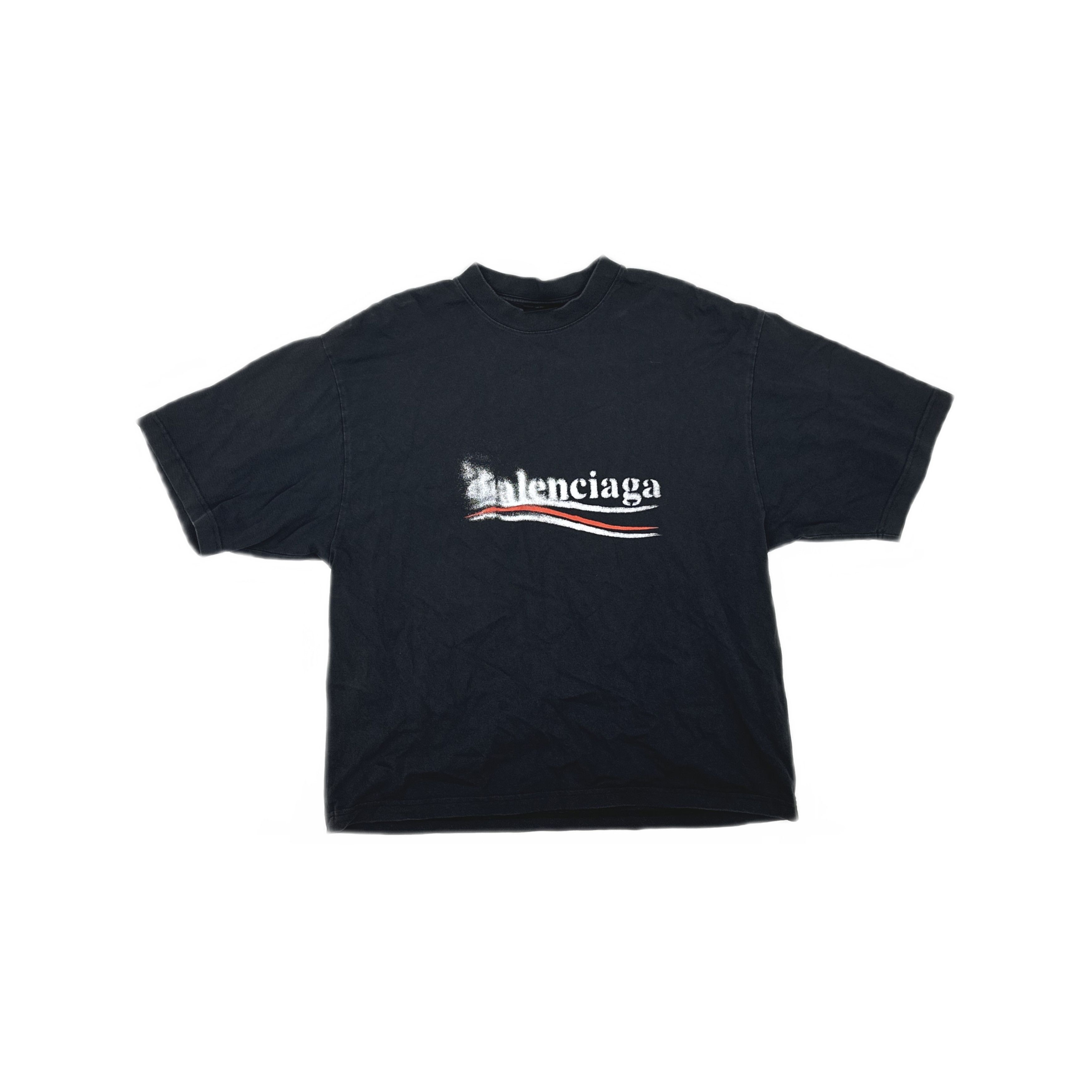 Balenciaga Balenciaga Spray Logo Short Sleeve T-Shirt Size XS Size US XS / EU 42 / 0 - 1 Thumbnail