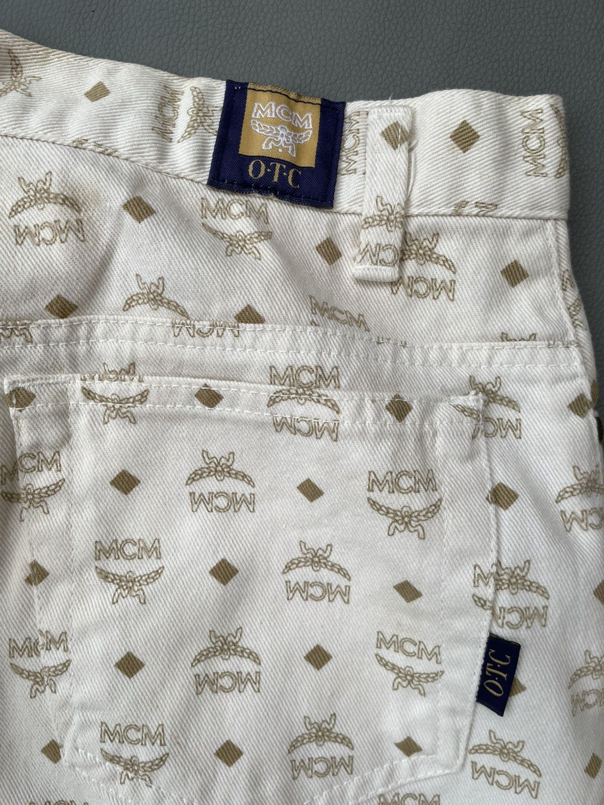 MCM Mcm Monogram Jeans Baggy luxury Style Size 26" / US 2 / IT 38 - 9 Thumbnail