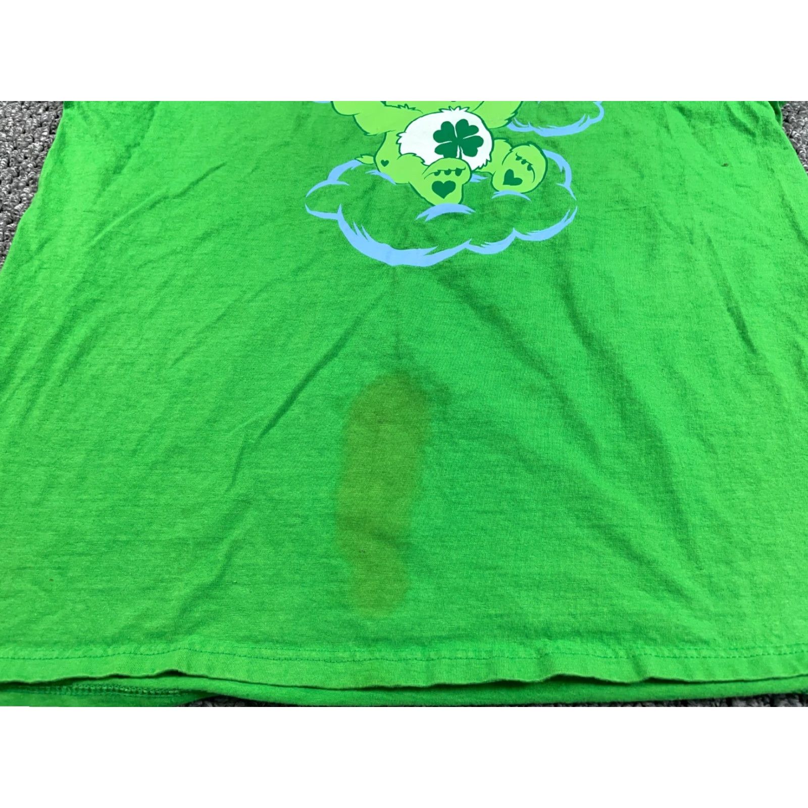 Vintage VINTAGE Care Bears T-Shirt Women's 1X Green Oversized Y2K 2004 Lucky Bear 90s Cartoon Womens Size XL / US 12-14 / IT 48-50 - 5 Thumbnail