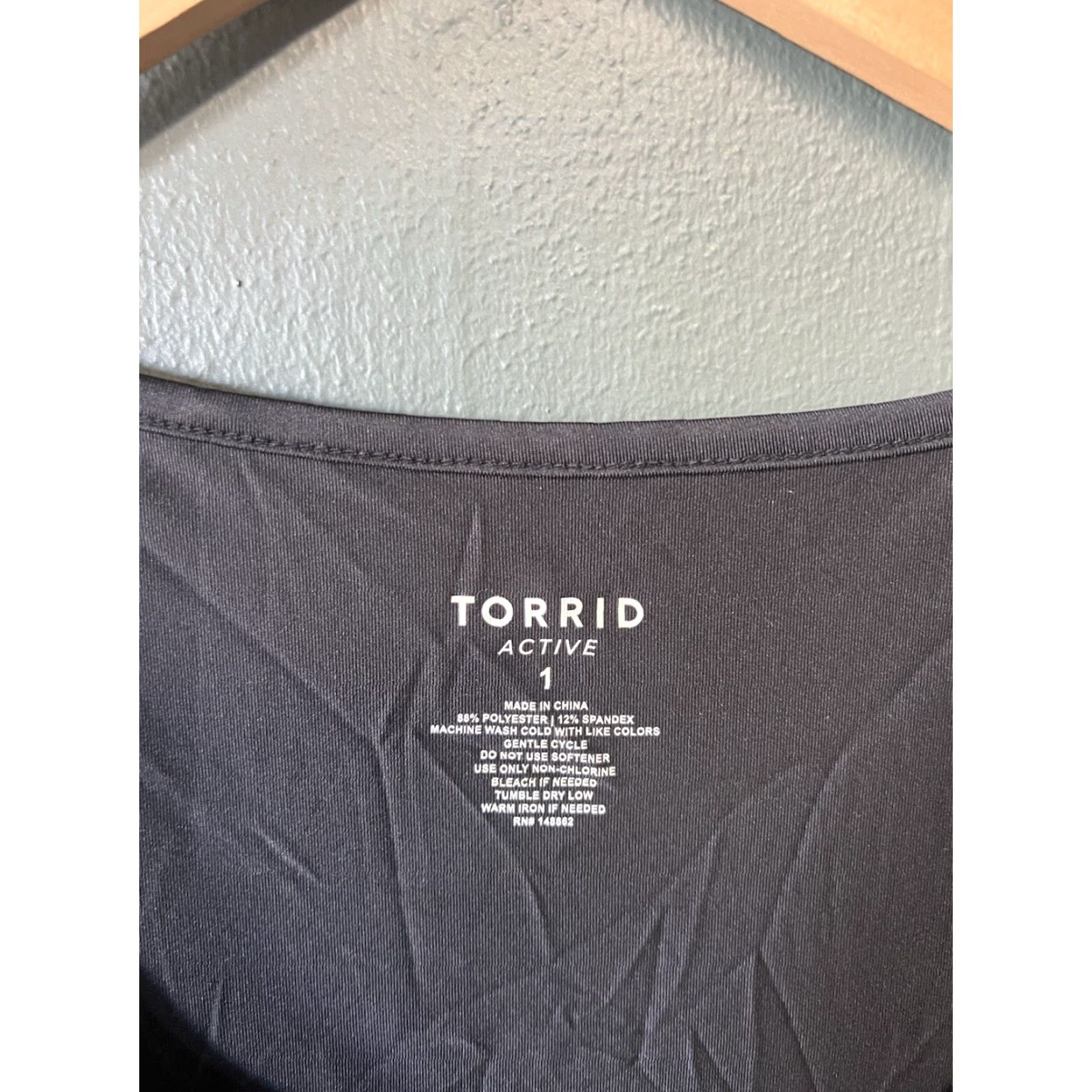 Torrid Torrid Women's Black Sleeveless Active Athletic Shirt Tank Plus Size 1X Athletic Womens Tank Shirt Black Plus 1X Size XL / US 12-14 / IT 48-50 - 3 Thumbnail