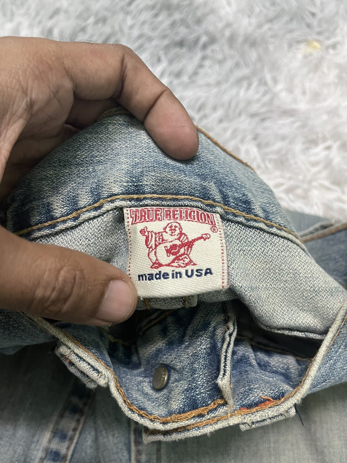 True Religion 90s TRUE RELIGION FLARE DENIM DISTRESSED Size US 30 / EU 46 - 10 Thumbnail