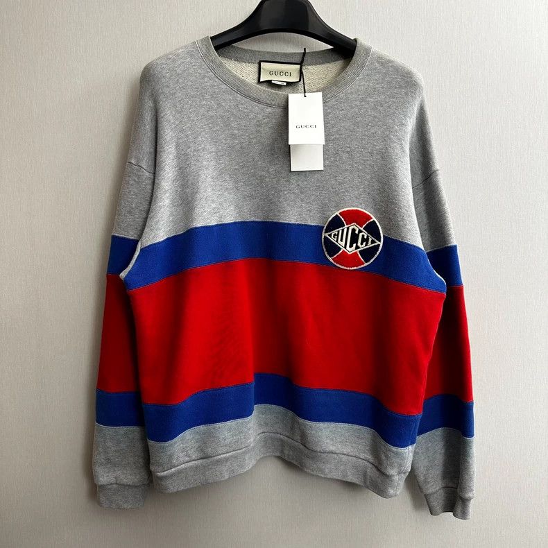 Gucci Gucci Colorblock Sweatshirt M - dmc Size US M / EU 48-50 / 2 - 1 Thumbnail