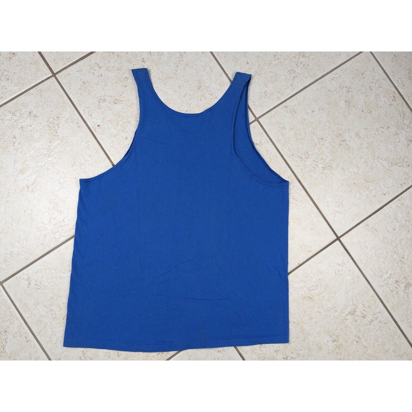 Hanes Vtg Duke Blue Devils Big Logo College Tank Top Shirt XXL 2XL Size US XXL / EU 58 / 5 - 8 Thumbnail
