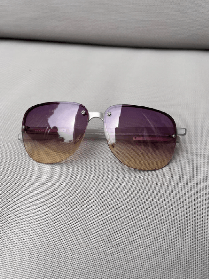 Prada PRADA Sunglasses Sport Symbol Wrap Shield Mask RI875 Size ONE SIZE - 1 Thumbnail