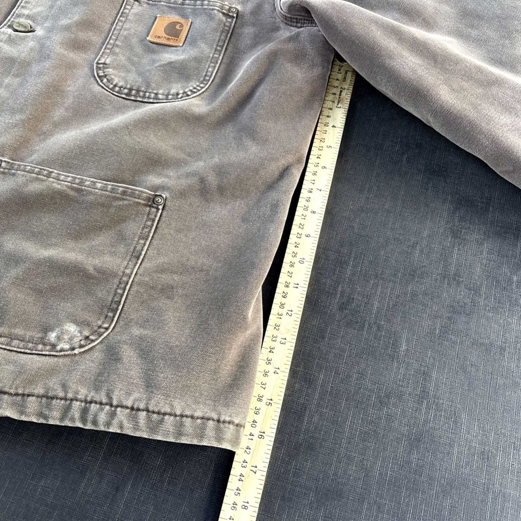 Carhartt VINTAGE Carhartt Coat Jacket Men L Brown Chore Canvas Insulated Lined Workwear USA C02 CHT Size US L / EU 52-54 / 3 - 7 Thumbnail