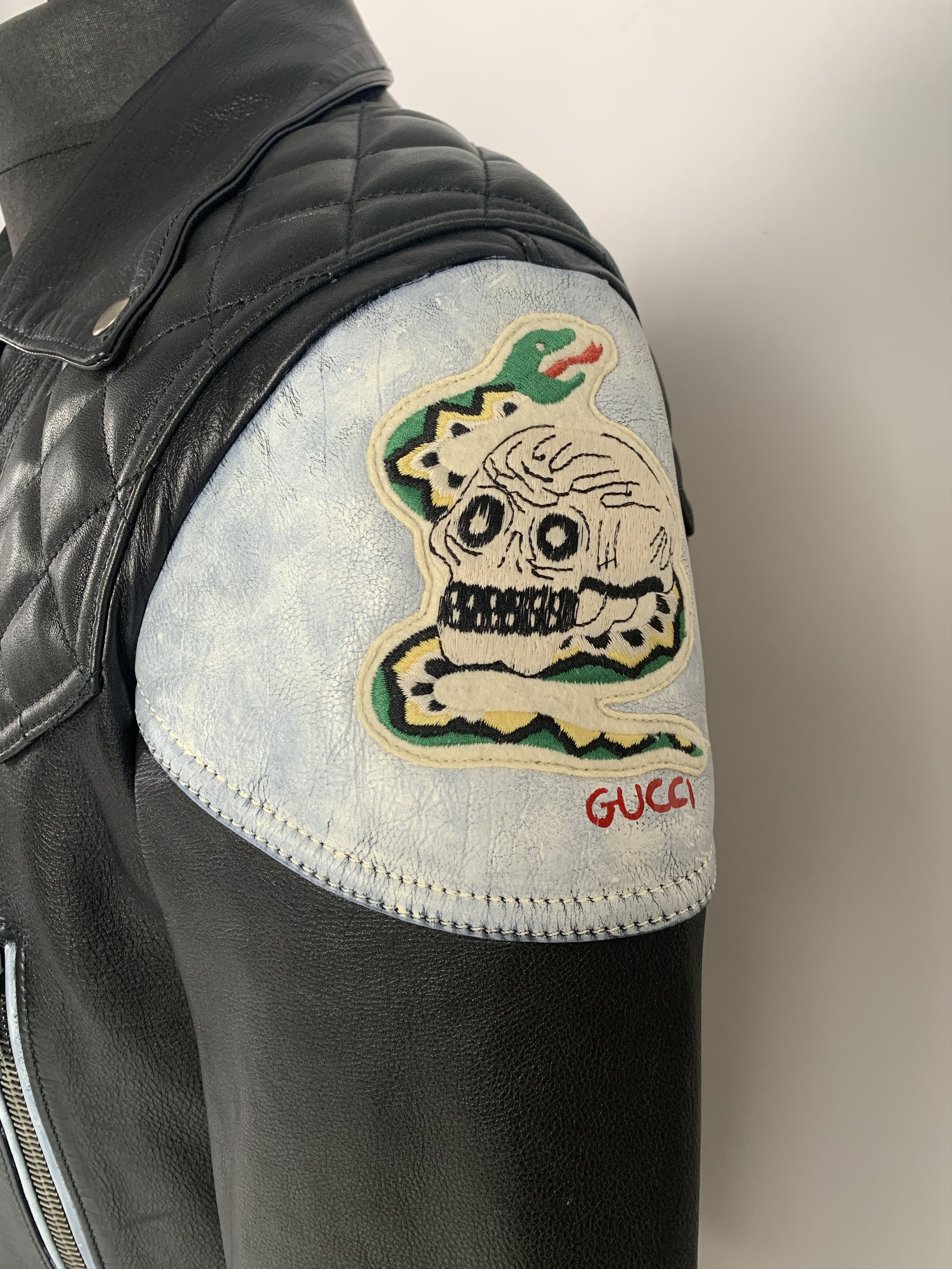 Gucci Gucci Leather Jacket Size US L / EU 52-54 / 3 - 6 Thumbnail