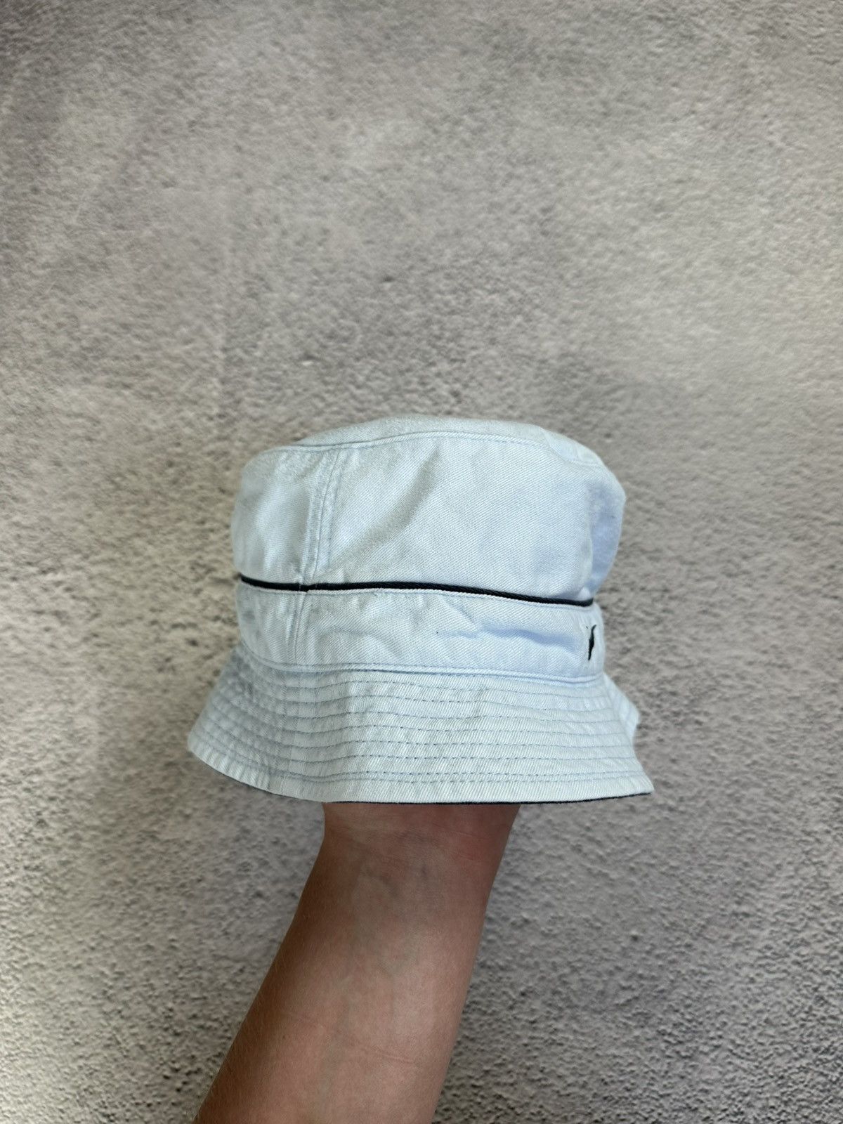 Nike × Vintage Vintage Nike Reversible Bucket Hat Panama Embroidered Logo Size ONE SIZE - 2 Thumbnail