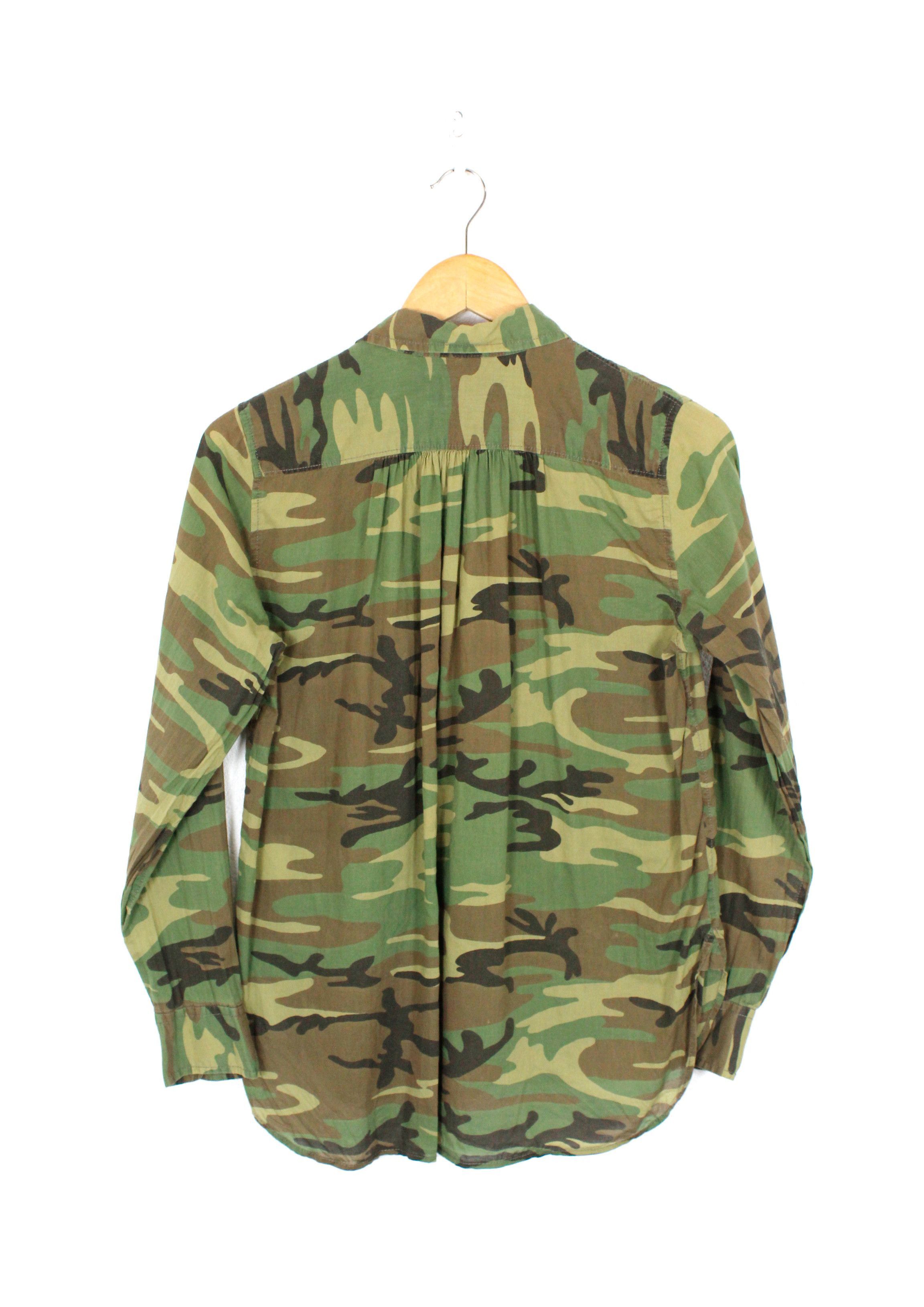 Denim & Supply Ralph Lauren × Polo Ralph Lauren Denim Supply Ralph Lauren Camo Printed Military Shirt Size S / US 4 / IT 40 - 5 Thumbnail