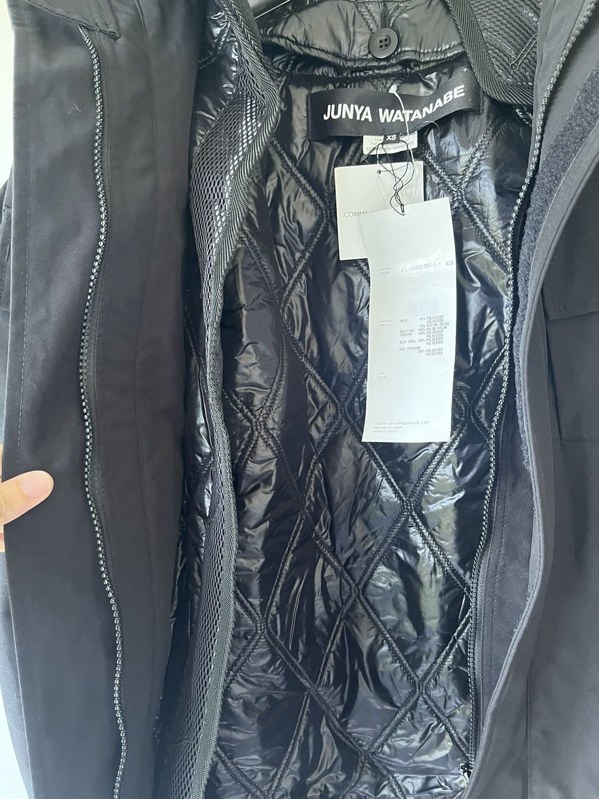 Junya Watanabe BNWT Junya Watanabe quilted panel cape coat Size US XS / EU 42 / 0 - 5 Thumbnail