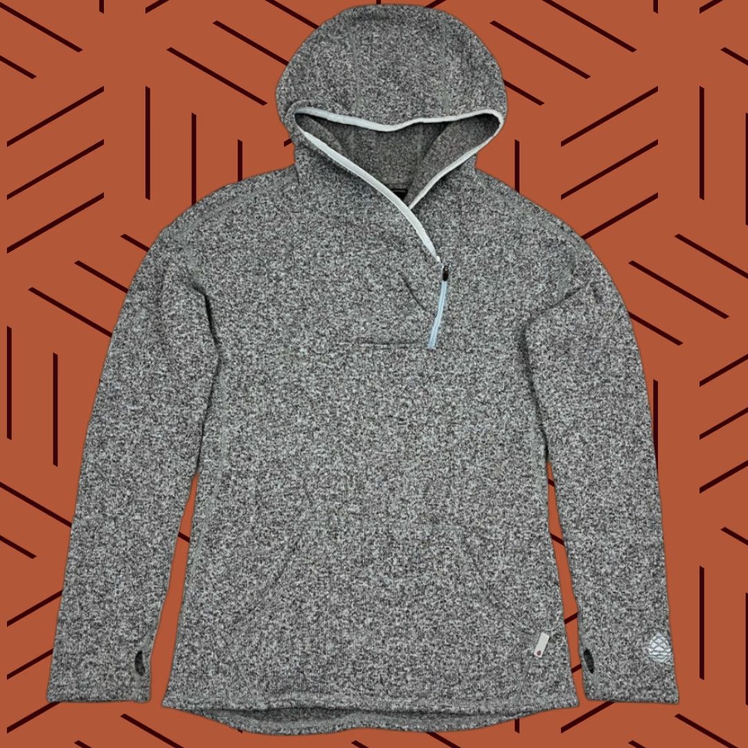 Vintage Stio Sweatwater Fleece Hoodie Womens S Heather Gray Jacket Size S / US 4 / IT 40 - 1 Thumbnail