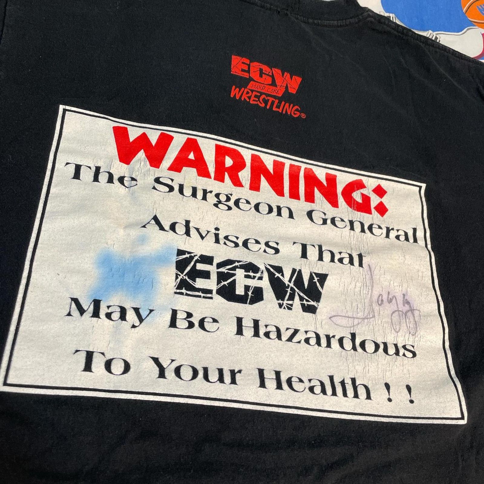 Vintage × WWF Vintage 90s ECW Extreme Championship Wrestling WWF WCW Tee Size US L / EU 52-54 / 3 - 4 Thumbnail