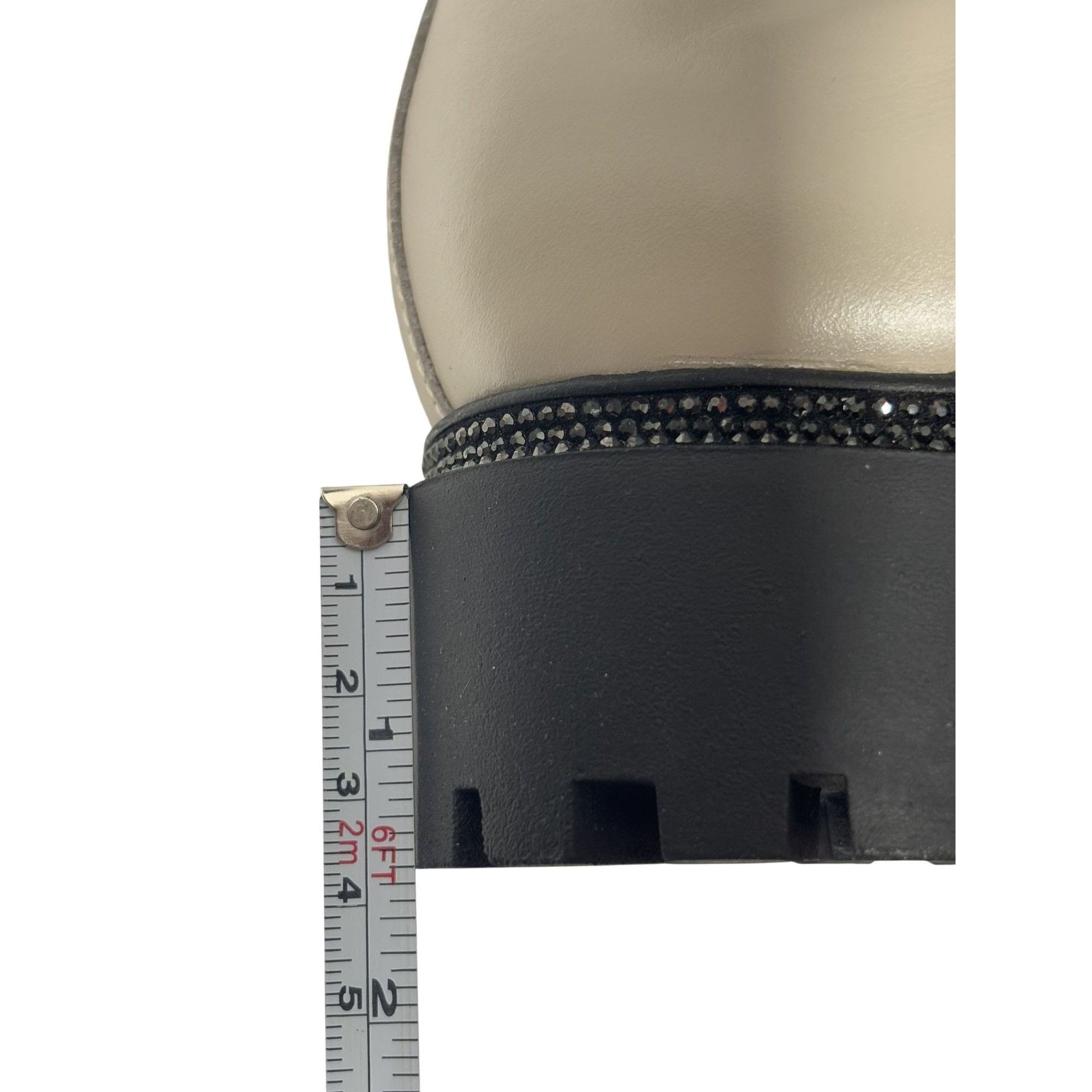 Steve Madden DKNY / Rick / Vanilla Bone & Black / Ankle Boots / Memory f Size US 11 / IT 41 - 7 Thumbnail