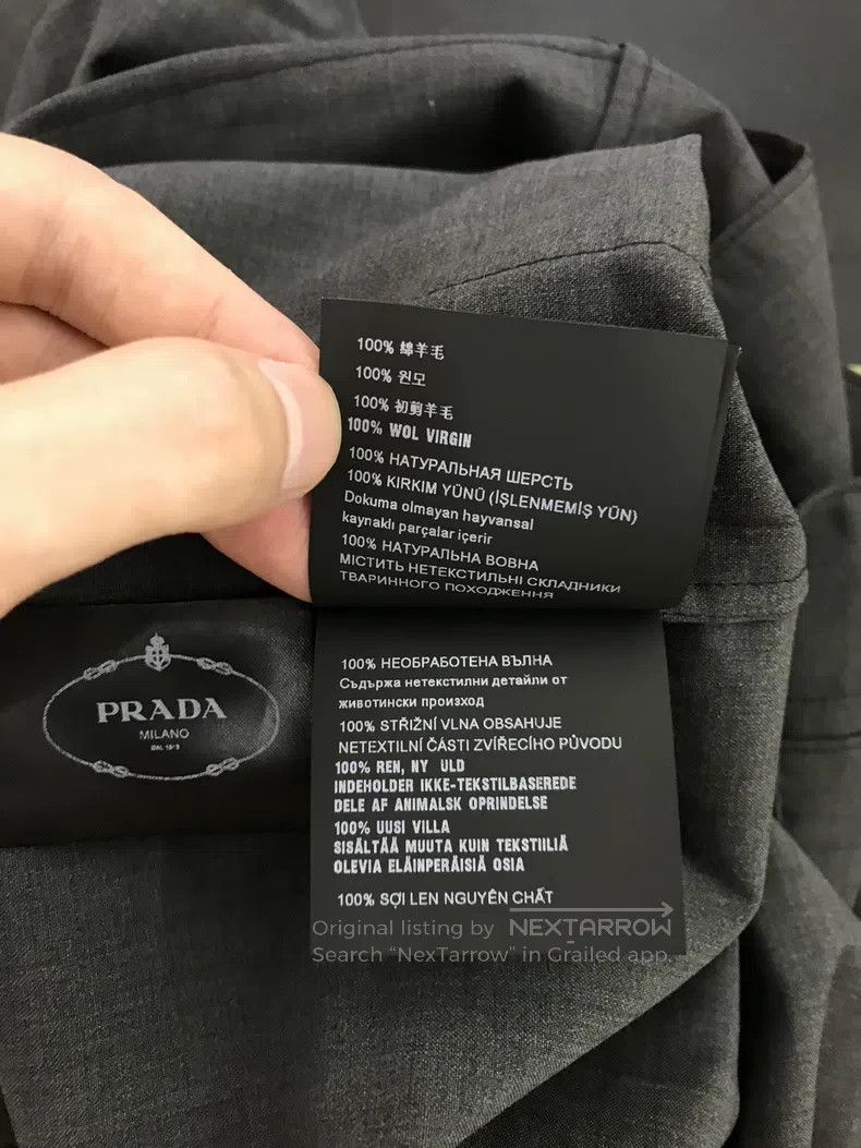 Prada Prada College-style thin wool suit jacket Size XS / US 0-2 / IT 36-38 - 7 Thumbnail