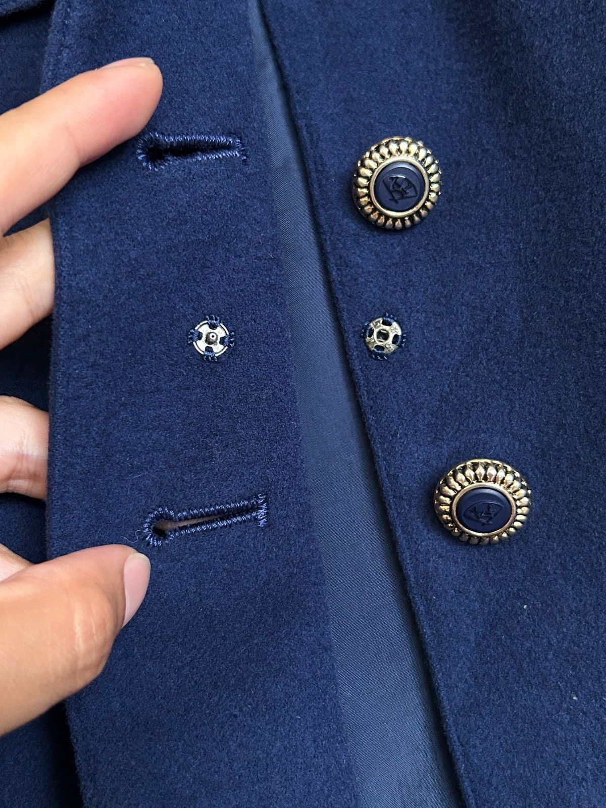Karl Lagerfeld RARE🔥A/W1992 4-POCKETS WOOL COAT Size S / US 4 / IT 40 - 8 Thumbnail