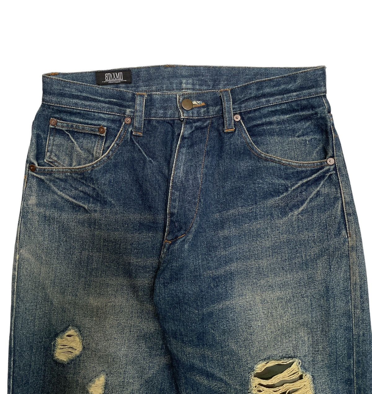 If Six Was Nine × Japanese Brand Rare Design Vintage Japanese Brand BTAXMTI Jeans 1990s Size US 30 / EU 46 - 3 Thumbnail
