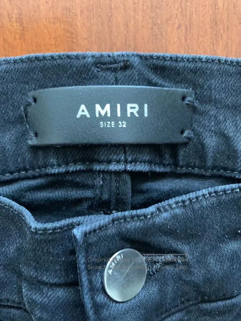 Amiri Amiri Classic Multi-Element Checkerboard Patchwork Black J Size US 32 / EU 48 - 2 Thumbnail