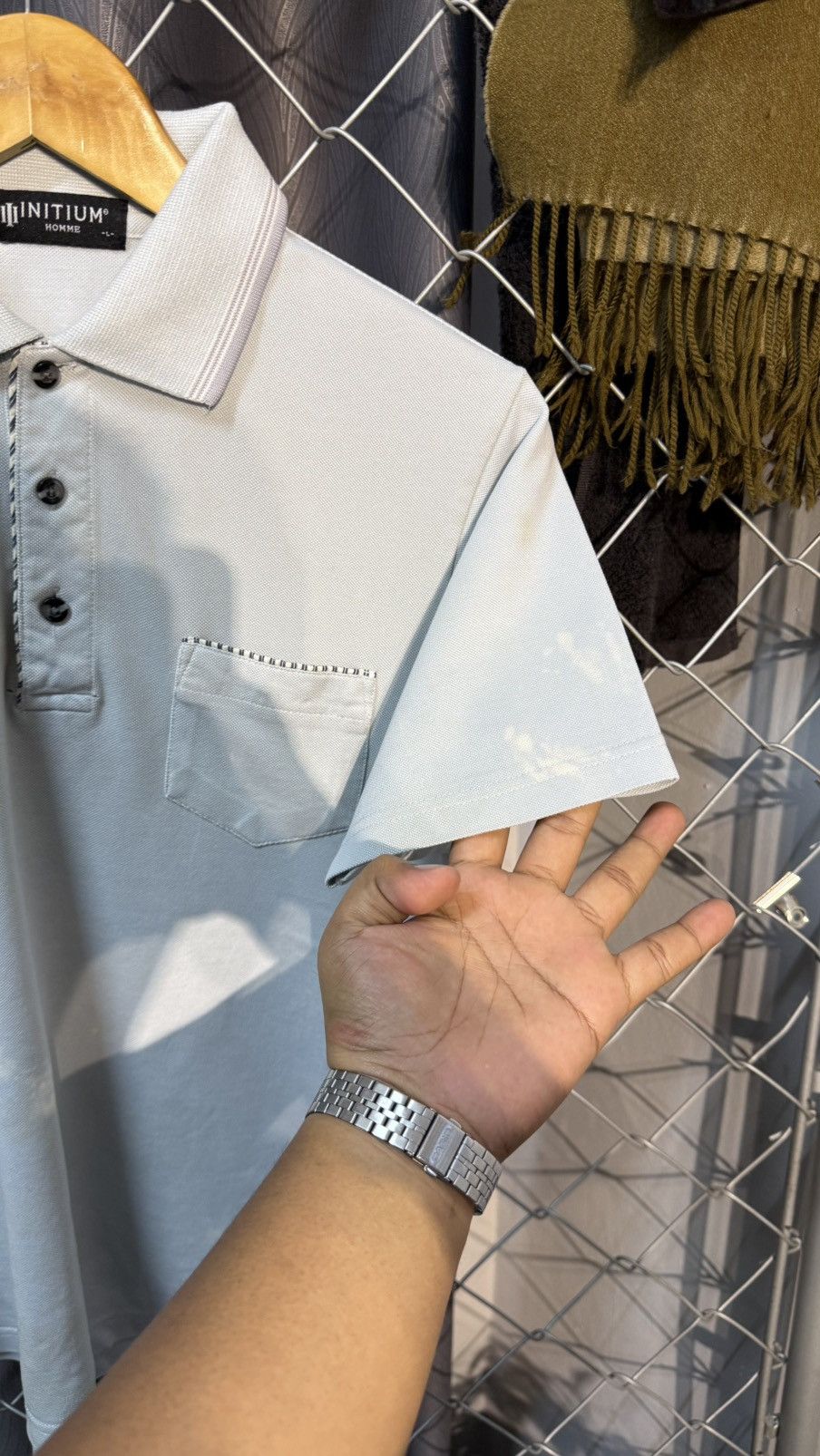 Japanese Brand Sick Initium Homme Japanese Brand Pique Polo Shirt Light Size US L / EU 52-54 / 3 - 9 Thumbnail